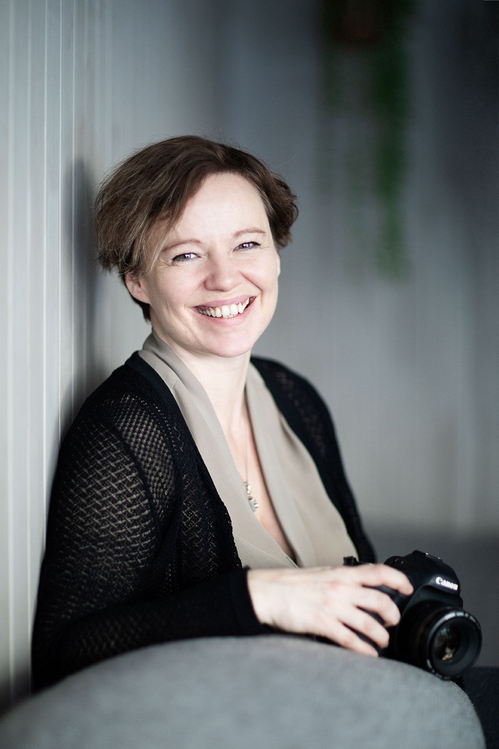 Portrett mynd af Íris Stefánsdóttur ljósmyndara